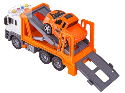 Multifunkcyjna Ciężarówka, Laweta, Transporter + Samochód Pomoc Drogowa 1:16 Auto Multifunkcyjna Ciężarówka, Laweta, Transporter + Samochód Pomoc Drogowa 1:16 Auto