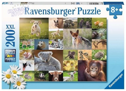 Puzzle dla dzieci 200 Zwierzątka