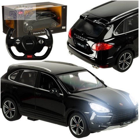 Samochód zdalnie sterowany Rastar 42900 Porsche Cayenne Turbo 1:14 czarny Samochód zdalnie sterowany Rastar 42900 Porsche Cayenne Turbo 1:14 czarny