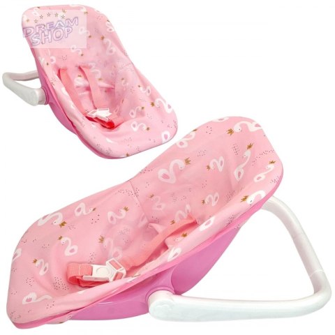 WOOPIE ROYAL Zestaw Lalka Bobas 30,5 cm + Nosidełko Różowe