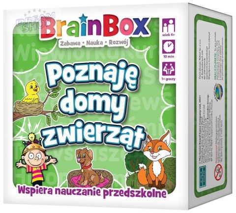 BrainBox - Poznaję domy zwierząt REBEL BrainBox - Poznaję domy zwierząt REBEL