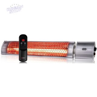 GRZEJNIK HALOGENOWY INFRARED OGRODOWY ŚCIENNY 2000W Z PILOTEM ALPINA