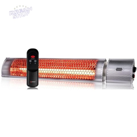 GRZEJNIK HALOGENOWY INFRARED OGRODOWY ŚCIENNY 2000W Z PILOTEM ALPINA