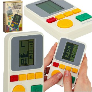 Gra elektroniczna zręcznościowa konsola przenośna biała