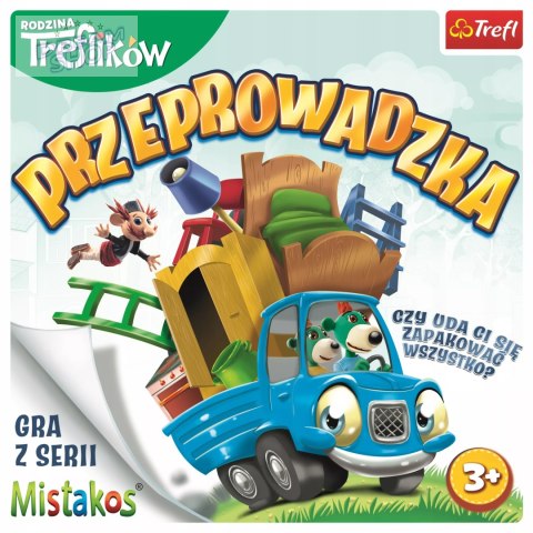 Gra zręcznościowa przeprowadzka z rodziną treflików Mistakos Trefl 02071 Gra zręcznościowa przeprowadzka z rodziną treflików Mistakos Trefl 02071