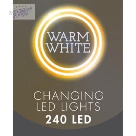 LAMPKI CHOINKOWE KURTYNA ŚWIETLNA ZEW/WEW 240 LED 600X60CM Z PILOTEM CIEPŁY BIAŁY LAMPKI CHOINKOWE KURTYNA ŚWIETLNA ZEW/WEW 240 LED 600X60CM Z PILOTEM CIEPŁY BIAŁY