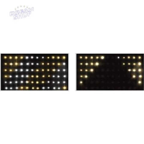 LAMPKI CHOINKOWE KURTYNA ŚWIETLNA ZEW/WEW 240 LED 600X60CM Z PILOTEM CIEPŁY BIAŁY LAMPKI CHOINKOWE KURTYNA ŚWIETLNA ZEW/WEW 240 LED 600X60CM Z PILOTEM CIEPŁY BIAŁY