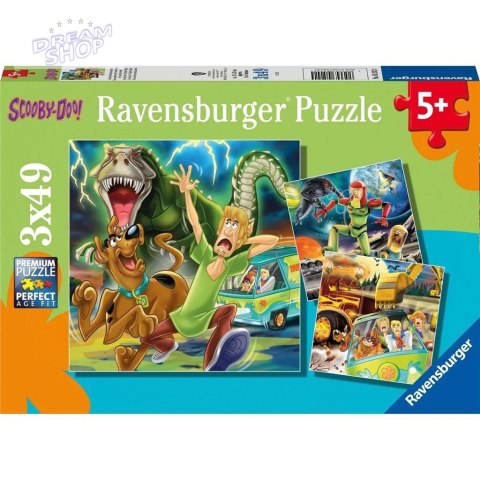 Puzzle dla dzieci 3x49 Scooby Doo Puzzle dla dzieci 3x49 Scooby Doo