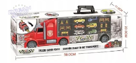 CIĘŻARÓWKA Z AUTAMI WYRZUTNIA AUTA TIR LAWETA 666CZ CIĘŻARÓWKA Z AUTAMI WYRZUTNIA AUTA TIR LAWETA 666CZ