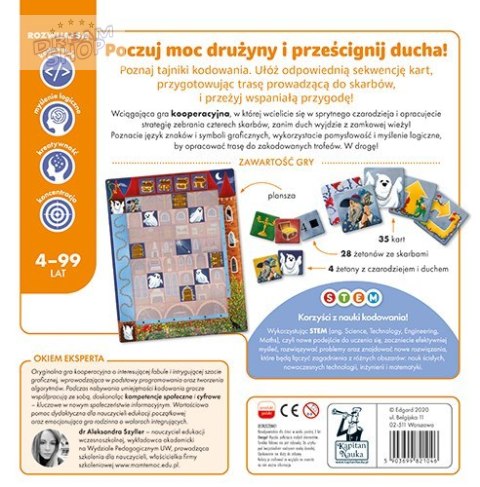 Gra edukacyjna "Zakodowany zamek" dla dzieci 4-10 lat + Nauka podstaw programowania + Gra planszowa na współpracę Gra edukacyjna "Zakodowany zamek" dla dzieci 4-10 lat + Nauka podstaw programowania + Gra planszowa na współpracę