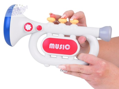 Interaktywna Trąbka dla dzieci 3 tryby zabawy Instrument muzyczny ZA5446 Interaktywna Trąbka dla dzieci 3 tryby zabawy Instrument muzyczny ZA5446