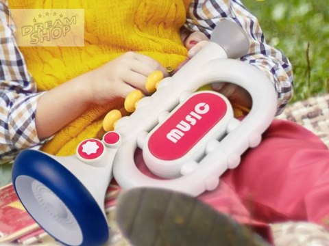 Interaktywna Trąbka dla dzieci 3 tryby zabawy Instrument muzyczny ZA5446 Interaktywna Trąbka dla dzieci 3 tryby zabawy Instrument muzyczny ZA5446