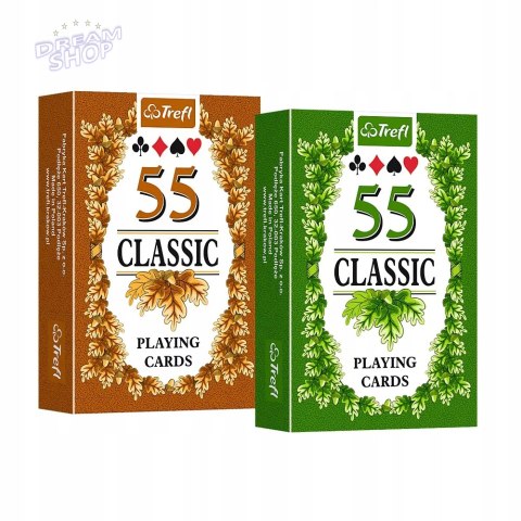 Karty standardowe do gry 55 listków 1 talia Karty Classic 55 Trefl K14905