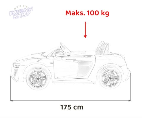 Pojazd Audi Spyder R8 LIFT Czerwony Pojazd Audi Spyder R8 LIFT Czerwony