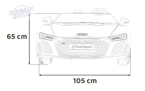 Pojazd Audi Spyder R8 LIFT Czerwony Pojazd Audi Spyder R8 LIFT Czerwony