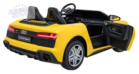 Pojazd Audi Spyder R8 LIFT Żółty Pojazd Audi Spyder R8 LIFT Żółty