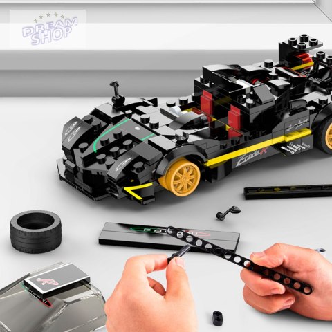 Samochód Rastar 93900-B pagani Zonda R 1:28 klocki 387 el.