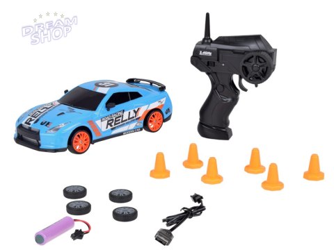 Samochód zdalnie sterowany do driftu AUTO drift pilot RC pachołki RC0697 Samochód zdalnie sterowany do driftu AUTO drift pilot RC pachołki RC0697