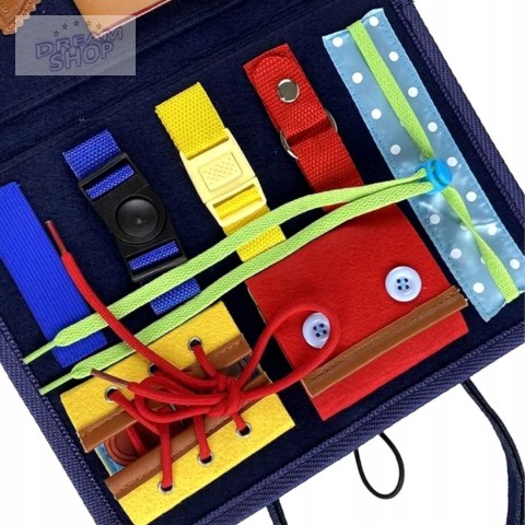 Tablica manipulacyjna książeczka filcowa edukacyjna składana F45N Tablica manipulacyjna książeczka filcowa edukacyjna składana F45N