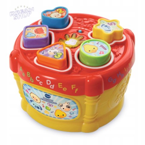 Bam bam w kształty gram bębenek sorter melodyjki klocki 12m+ Vtech 60670 Bam bam w kształty gram bębenek sorter melodyjki klocki 12m+ Vtech 60670