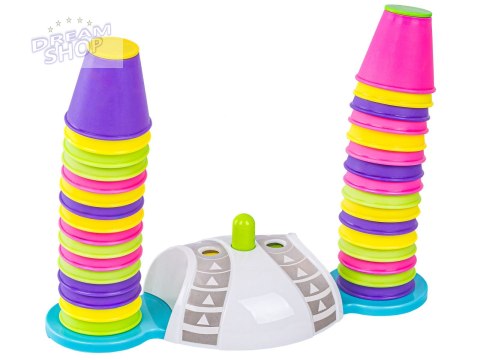 Edukacyjna gra zręcznościowa "Stacking Game", Zbuduj wieżę, Układanka, Kolorowe kubeczki Edukacyjna gra zręcznościowa "Stacking Game", Zbuduj wieżę, Układanka, Kolorowe kubeczki