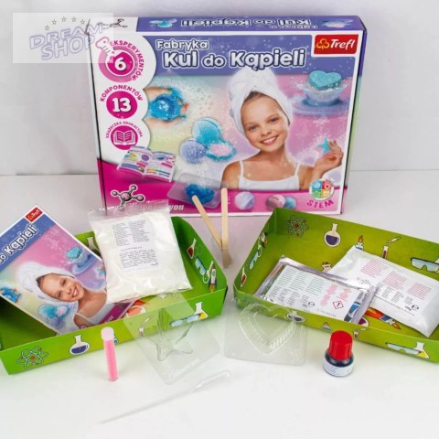 Fabryka kul do kąpieli 8+ zestaw edukacyjny Science4YOU Trefl 61096 Fabryka kul do kąpieli 8+ zestaw edukacyjny Science4YOU Trefl 61096