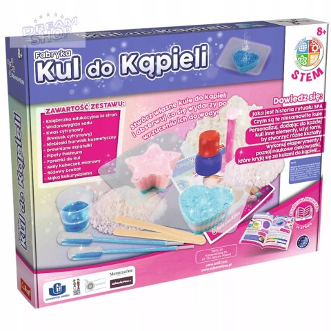Fabryka kul do kąpieli 8+ zestaw edukacyjny Science4YOU Trefl 61096 Fabryka kul do kąpieli 8+ zestaw edukacyjny Science4YOU Trefl 61096