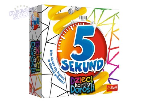 Gra Planszowa 5 Sekund Dzieci Kontra Dorośli Trefl 02120 Gra Planszowa 5 Sekund Dzieci Kontra Dorośli Trefl 02120
