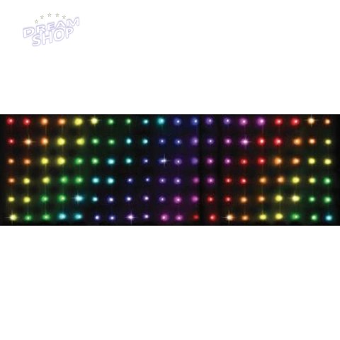 LAMPKI CHOINKOWE KURTYNA ŚWIETLNA ZEW/WEW 120 LED 300X60CM Z PILOTEM RGB
