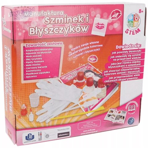 Manufaktura szminek i błyszczyków eksperymenty 8+ Trefl Science4YOU 61118 Manufaktura szminek i błyszczyków eksperymenty 8+ Trefl Science4YOU 61118