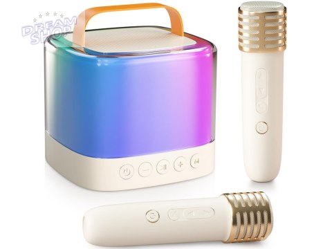 Mikrofony z głośnikiem bezprzewodowy + bluetooth + 2 mikrofony IN0178 Mikrofony z głośnikiem bezprzewodowy + bluetooth + 2 mikrofony IN0178