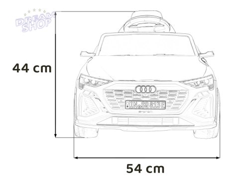 Pojazd Audi SQ8 Czerwony Pojazd Audi SQ8 Czerwony