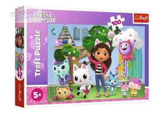 Puzzle 100el.Koci Domek Gabi Trefl 16464