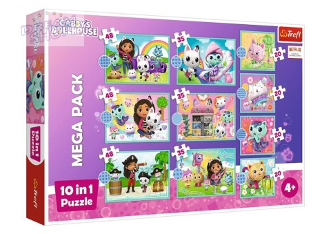 Puzzle 10w1 Koci Domek Gabi W świecie Gabi Trefl 96003 Puzzle 10w1 Koci Domek Gabi W świecie Gabi Trefl 96003
