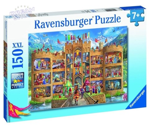 Puzzle 150 Widok na zamek rycerski XXL Puzzle 150 Widok na zamek rycerski XXL