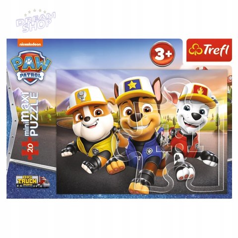 Puzzle 20 miniMAXI psi patrol 20 elementów 3+ Trefl 21144 Puzzle 20 miniMAXI psi patrol 20 elementów 3+ Trefl 21144