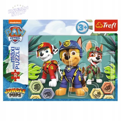 Puzzle 20 miniMAXI psi patrol w lesie 20 elementów 3+ Trefl 21145 Puzzle 20 miniMAXI psi patrol w lesie 20 elementów 3+ Trefl 21145