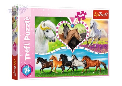 Puzzle 200 el. Piękne Konie Trefl 13248 Puzzle 200 el. Piękne Konie Trefl 13248