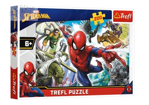 Puzzle 200 el. Urodzony Bohater Disney Marvel Spiderman Trefl 13235