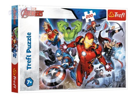 Puzzle 200 el. Waleczni Avengersi Disney Marvel Trefl 13260