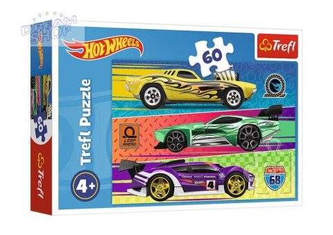 Puzzle Hot Wheels 60 el. Wyścig Trefl 17389