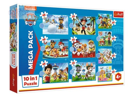 Puzzle Psi Patrol 10w1 Niezawodna druzyna Psiego Patrolu Trefl 96001 Puzzle Psi Patrol 10w1 Niezawodna druzyna Psiego Patrolu Trefl 96001