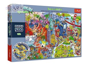Puzzle Spy Guy Lost Items 500 el. USA Trefl 37480