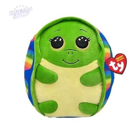 Squishy Beanies Shrugs - tęczowy żółw 30cm