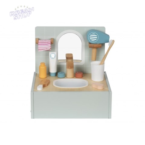 TOOKY TOY Toilet Bathroom Toaleta Drewniana Łazienka z Akcesoriami TOOKY TOY Toilet Bathroom Toaleta Drewniana Łazienka z Akcesoriami