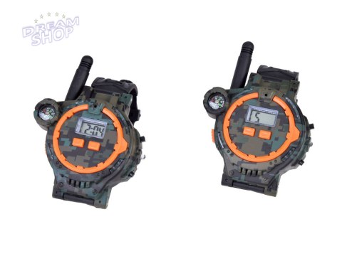 Walkie talkie 2 Zegarki wielofunkcyjne Zasięg 200m Kompas ZA5463 Walkie talkie 2 Zegarki wielofunkcyjne Zasięg 200m Kompas ZA5463