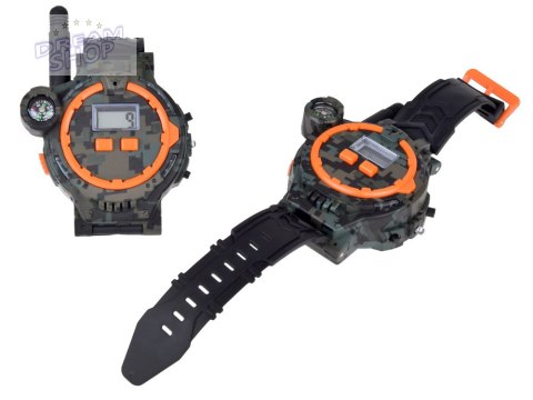 Walkie talkie 2 Zegarki wielofunkcyjne Zasięg 200m Kompas ZA5463 Walkie talkie 2 Zegarki wielofunkcyjne Zasięg 200m Kompas ZA5463