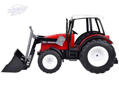 Duży Czerwony Traktor z Ruchomym Ramieniem i Wielkimi Kołami RC0666 Duży Czerwony Traktor z Ruchomym Ramieniem i Wielkimi Kołami RC0666