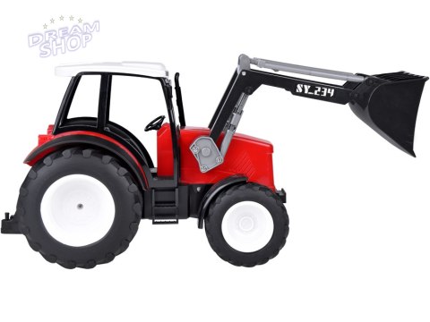 Duży Czerwony Traktor z Ruchomym Ramieniem i Wielkimi Kołami RC0666 Duży Czerwony Traktor z Ruchomym Ramieniem i Wielkimi Kołami RC0666