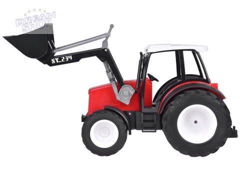 Duży Czerwony Traktor z Ruchomym Ramieniem i Wielkimi Kołami RC0666 Duży Czerwony Traktor z Ruchomym Ramieniem i Wielkimi Kołami RC0666